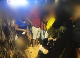 Homem baleado com vários tiros durante festa na Praia das Arnos morre no hospital