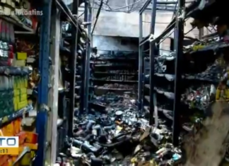 Vídeo mostra supermercado destruído após incêndio e explosões em Palmas