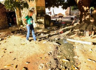 Falta de água e esgoto a céu aberto então entre os problemas encontrados durante vistoria em aldeia na Ilha do Bananal