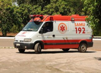 Paciente furta ambulância do Samu parada na frente de unidade de Pronto Atendimento