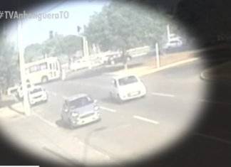Câmera registra momento em que adolescente atropelada foi parar embaixo de ônibus; VÍDEO