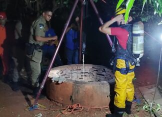 Idoso de 75 anos é encontrado morto no fundo de poço com 16 metros de profundidade