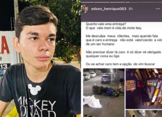 Motoboy postou reflexão sobre a profissão horas antes de morrer em acidente: ‘Quanto vale uma entrega?’