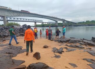Duas crianças ciganas desaparecem no rio Tocantins e bombeiros fazem buscas