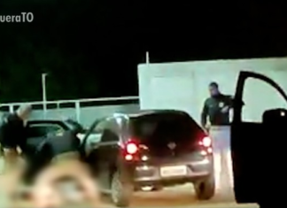 Policiais rodoviários flagrados agredindo homem em posto de gasolina vão responder por tortura