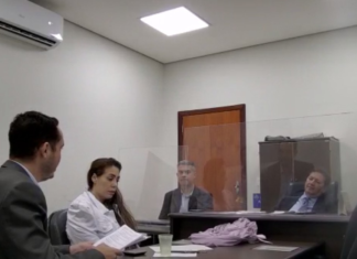 Policial suspeita de atirar no namorado diz em audiência que não teve intenção de ferir e se apresentou em delegacia