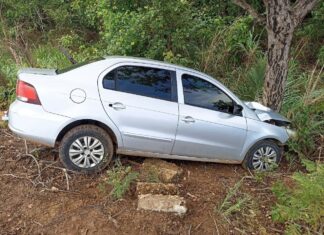 Idoso de 67 anos morre após perder o controle do carro e bater em árvore na BR-235