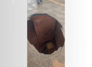 VÍDEO: Cratera surge em quadra de Palmas e rua é interditada