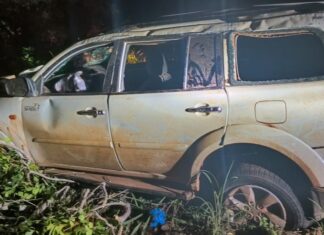 Veículo capota em trecho da TO-424 e deixa uma pessoa ferida