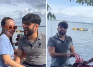 Brasileira se diverte ao mostrar marido paquistanês pescando no Tocantins: ‘Saga para comer peixe’