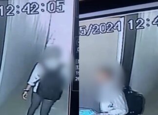 Homem se passa por hóspede, entra em quarto e sai de hotel levando televisão; veja vídeo