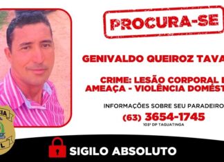 Homem que responde a três inquéritos por violência doméstica contra ex-companheira é procurado pela Polícia civil