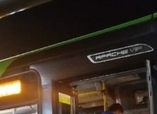 Motorista do transporte coletivo é preso suspeito de dirigir bêbado, fazer zigue-zague e invadir rotatória