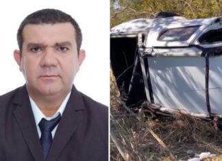 Ex-vereador morre após carro bater em árvore na TO-070