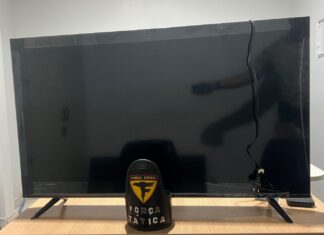 Homem é preso após fazer anúncio de televisão furtada e vítima reconhecer o aparelho