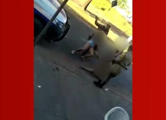 Policiais militares empurram e batem em mulheres com tapas e socos durante abordagem; VÍDEO