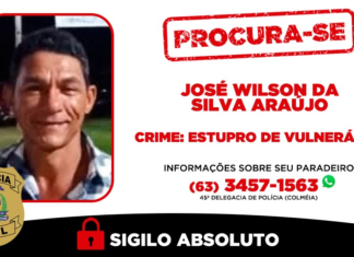 Polícia divulga imagem de homem foragido por estupro de vulnerável; veja como denunciar