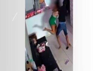 Justiça decreta prisão preventiva de homem que aparece em vídeo espancando ex-namorada no trabalho