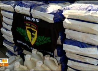 Suspeitos são presos em flagrante por furto de produtos agrícolas em fazenda