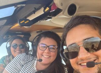 Cantor Juliano, da dupla com Henrique, leva fãs para voar de helicóptero após promessa em show: ‘Indo ali pagar uma dívida’