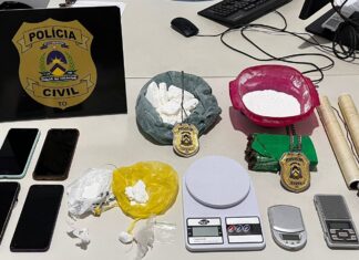 Jovem de 18 anos é preso após montar
laboratório de drogas em kitnet