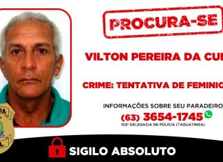 Suspeito de atacar companheira com facadas tem foto divulgada pela polícia em cartaz de procurado