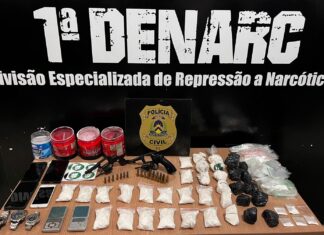 Polícia fecha delivery de drogas e apreende R$ 100 mil em cocaína que iria ‘abastecer classe média alta’