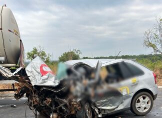Quinta vítima que morreu em acidente envolvendo carros e caminhão na BR-153 é identificada