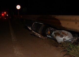 Defensor público aposentado morre após acidente entre carro e moto na BR-010
