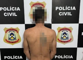 Suspeito de agredir companheira é preso após fugir pelado em matagal ao ver policiais