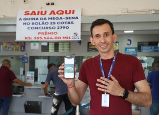 Apostadores que ganharam R$ 440 mil em dois bolões da Mega-Sena começam a resgatar os prêmios, diz o gerente de lotérica