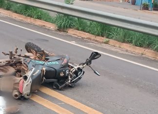 Motociclista morre após cair de moto em rodovia