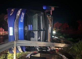 Mulher e bebê mortos em acidente de ônibus na BR-153 são identificados