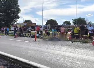 Motociclista morre após bater em caminhão e cair na BR-153