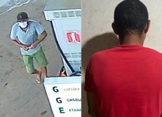 Homem é preso após ser flagrado por câmeras fazendo compras com cartão furtado