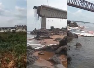 Mergulhos para procurar vítimas são retomados após instalação de sensores em pilares de ponte que caiu