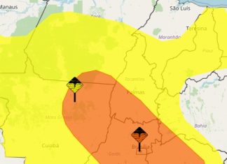 Tocantins tem alerta para chuvas intensas em todas as regiões; veja previsão