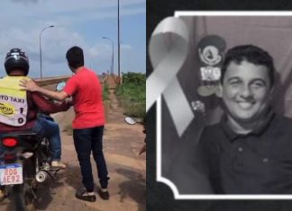 VÍDEO: Mototaxista vítima da queda de ponte que liga MA e TO deu entrevista minutos antes da ponte desabar