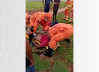 Após mais de um mês internado, morre homem que levou choque ao encostar em poste no canteiro da BR-153