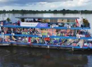 Pesquisadores percorrem Rio Araguaia em ‘barco hotel’ para mapeamento que ajuda na preservação da bacia hidrográfica