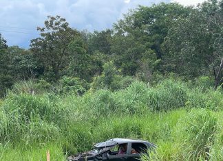 Jovem de 18 anos morre após carro perder controle e capotar na TO-222