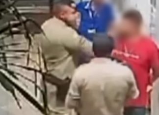 VÍDEO: Policial dá tapa no rosto de homem durante abordagem em posto de combustível