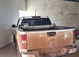 Três homens são presos suspeitos por sequência de furtos e roubo de caminhonete em zona rural