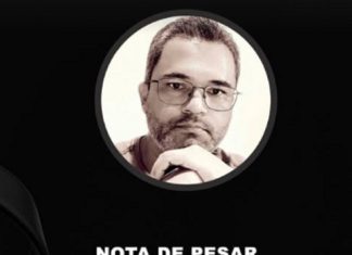 Vídeo mostra momento em que servidor público que morreu no hospital perde controle de moto e bate em poste