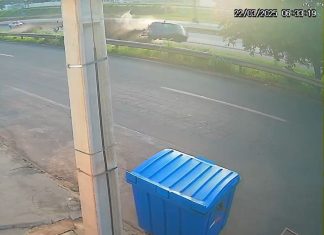 Novo vídeo mostra momento em que motociclista é atingida por carro de luxo em alta velocidade e morre na BR-153