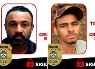 Pai e filho suspeitos de assassinato em Tocantínia estão foragidos e têm fotos divulgadas pela polícia