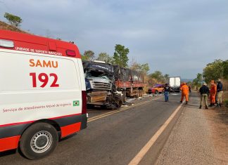 Morre no hospital motorista que ficou ferido em acidente entre caminhões na TO-010