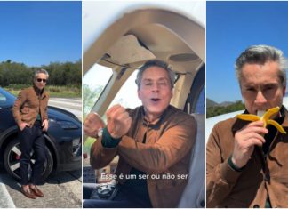 Alexandre Nero mostra bastidores da cena da banana de ‘Vale Tudo’; assista vídeo