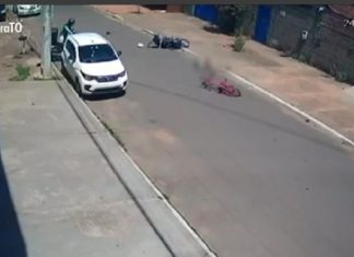 Idoso é atropelado por moto enquanto andava de bicicleta e morre; motociclista fugiu do local