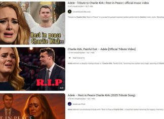 Música de Adele em homenagem a Charlie Kirk é outro caso de excessos da IA